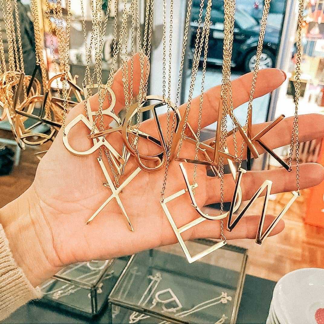 Pankh Initial Name Letter Chain