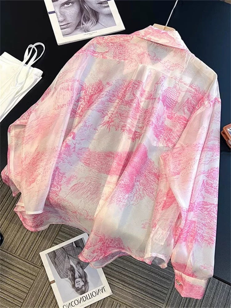 Pankh Faiza Long-Sleeve Shirt and Shorts Co-ord Set
