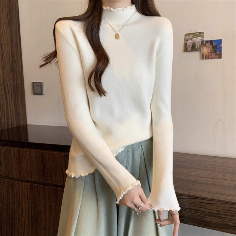 Pankh Borzo Heavy Fleeced Wool Basic Winter Top