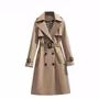 Pankh Bobby Bur Berry Plaid Check Trench Coat