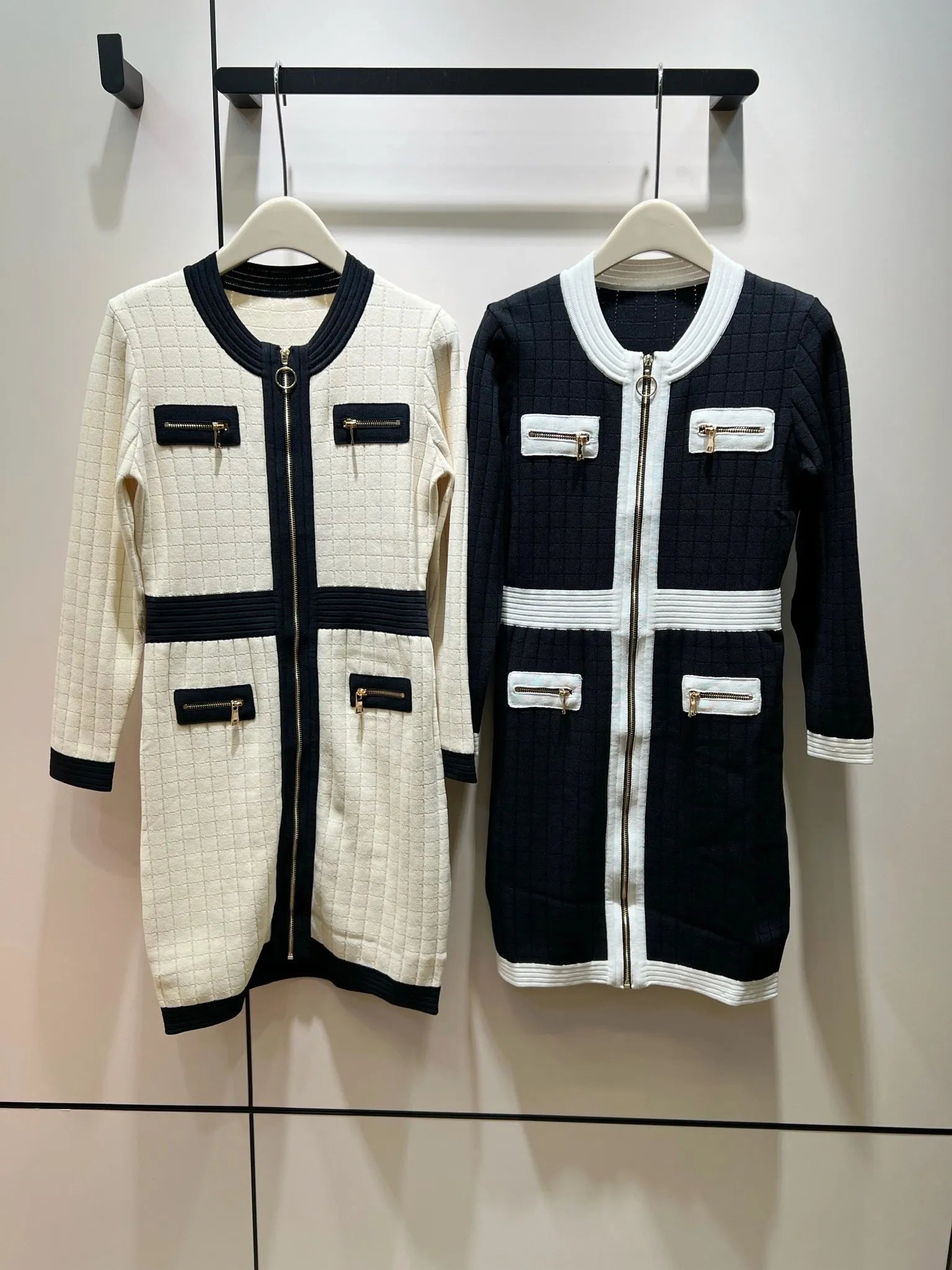 Pankh Leia Color Block Knit Bodycon winter Dress