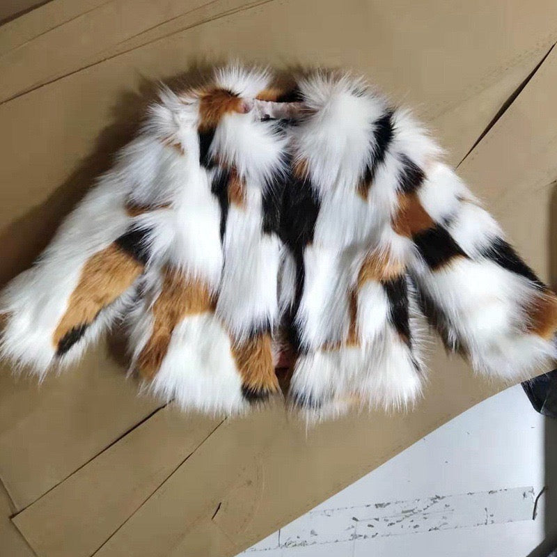 Pankh Husky Fur Formal Blazer Coat