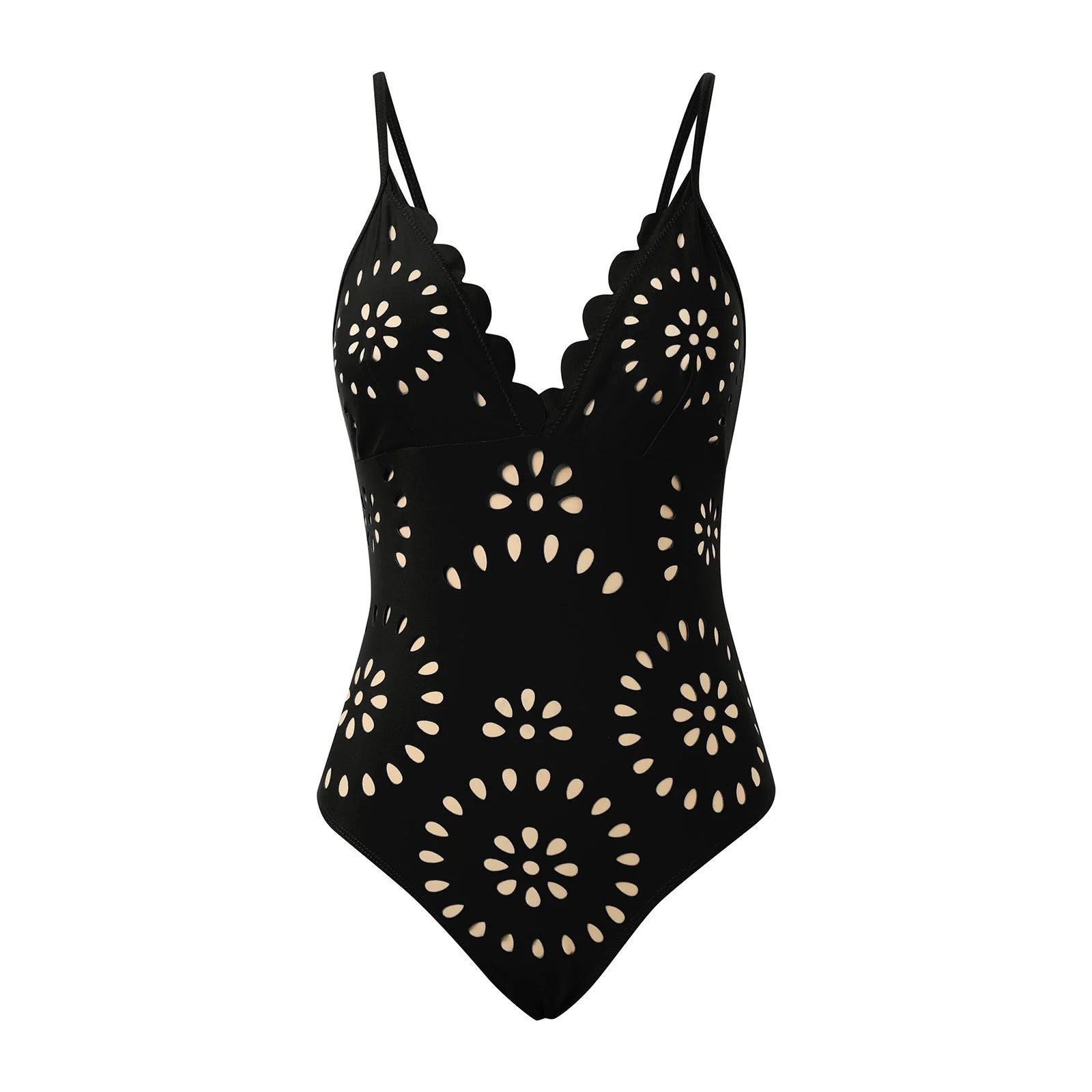 Pankh Israel Flowy Petal Swimsuit With Skirt Set