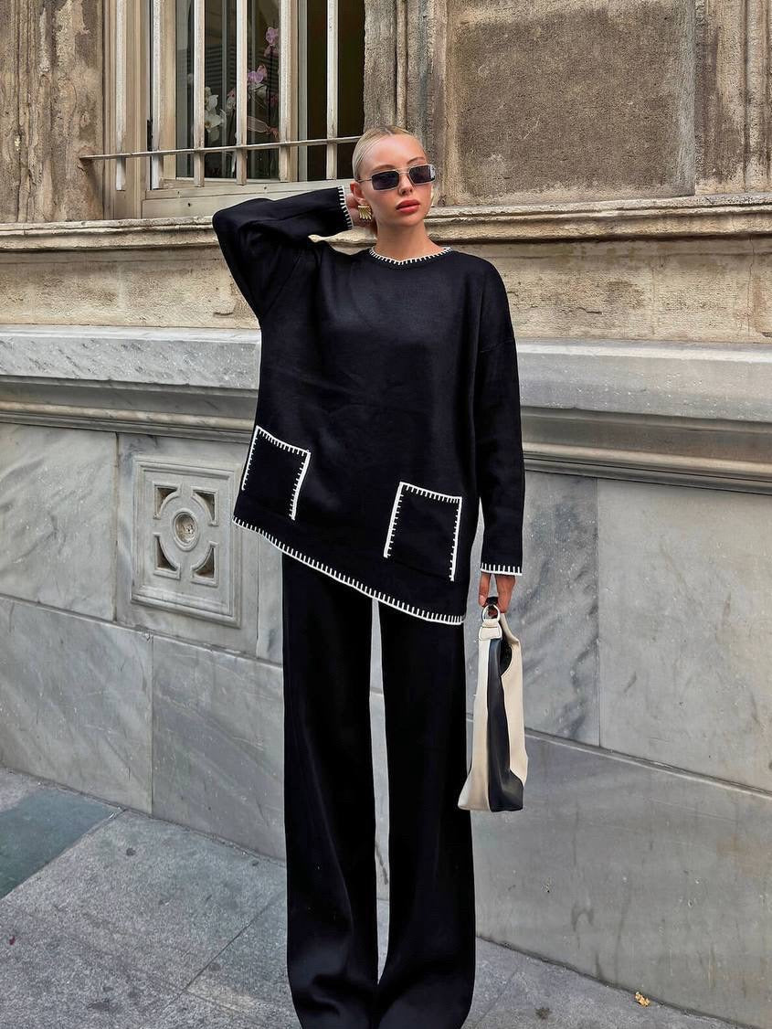 Pankh Harmosa Knit Wool Coord set