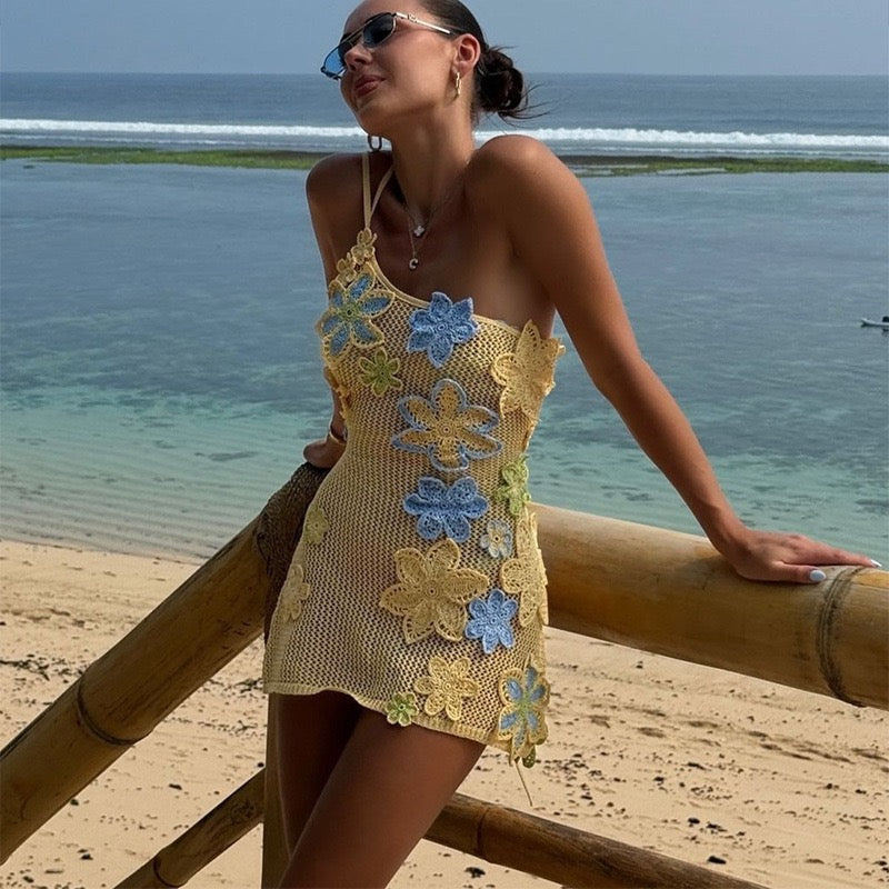 Pankh Arsella crochet beach Holiday resort dress