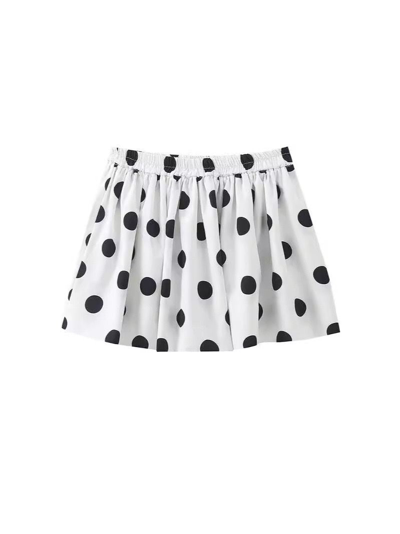 Pankh Feray Polka Dot Bubble Balloon Hem Coord Set