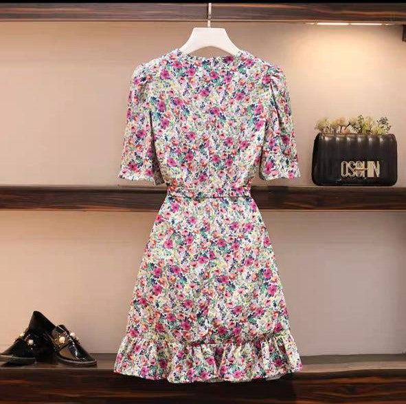 Pankh Meh Floral plus size summer Dress