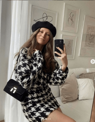 Pankh Nova Formal Blazer & Skirt Tweed Coord Set