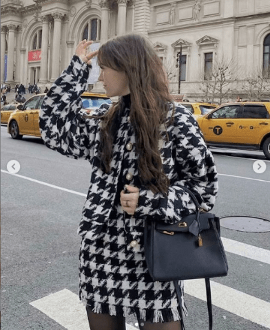 Pankh Nova Formal Blazer & Skirt Tweed Coord