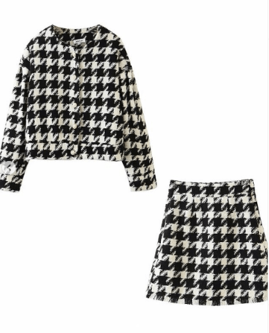 Pankh Nova Formal Blazer & Skirt Tweed Coord