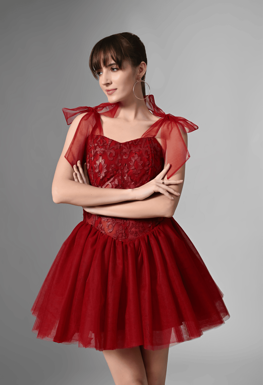 Pankh Hanel Chic Corset Fit Short Dress