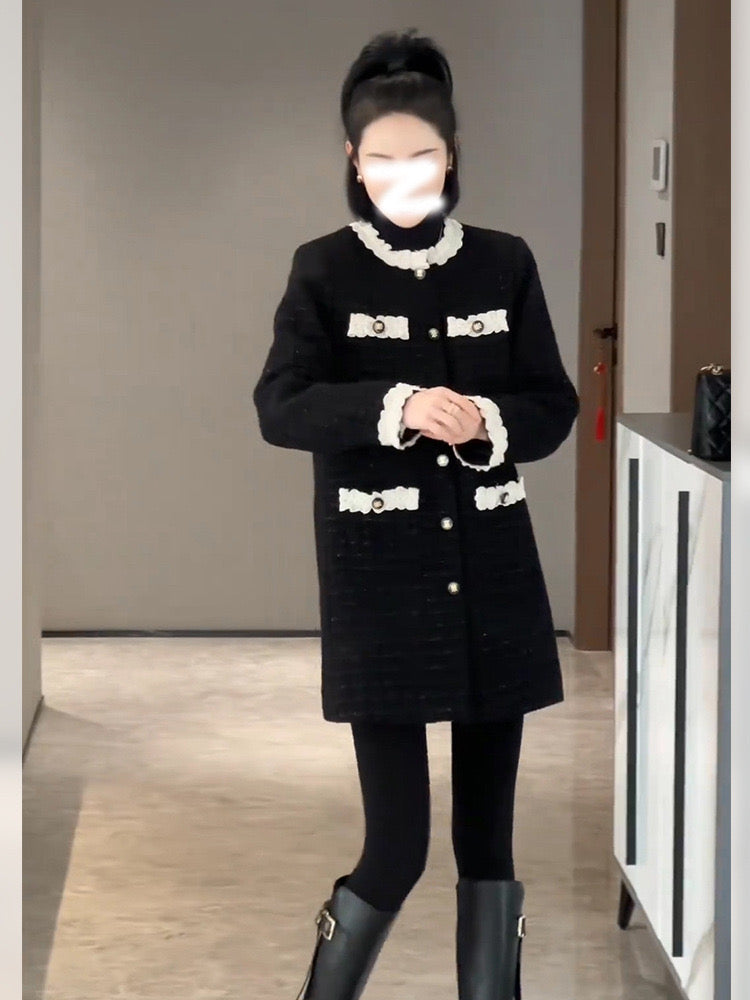 Pankh Archer Formal Tweed Short Wonter Dress