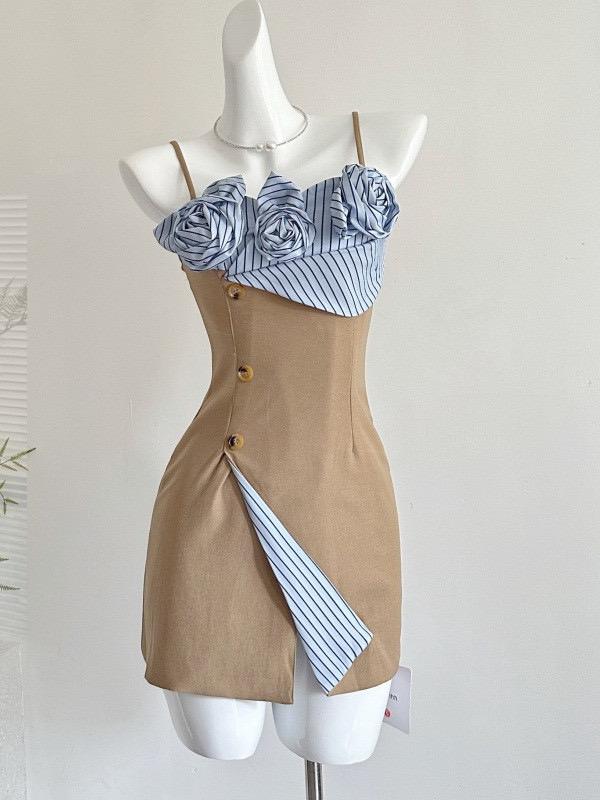 Pankh Alize 3D Flower Mini Dress