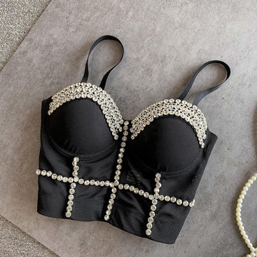 Pankh Sharo Stone Studded Bustier Corset Blouse