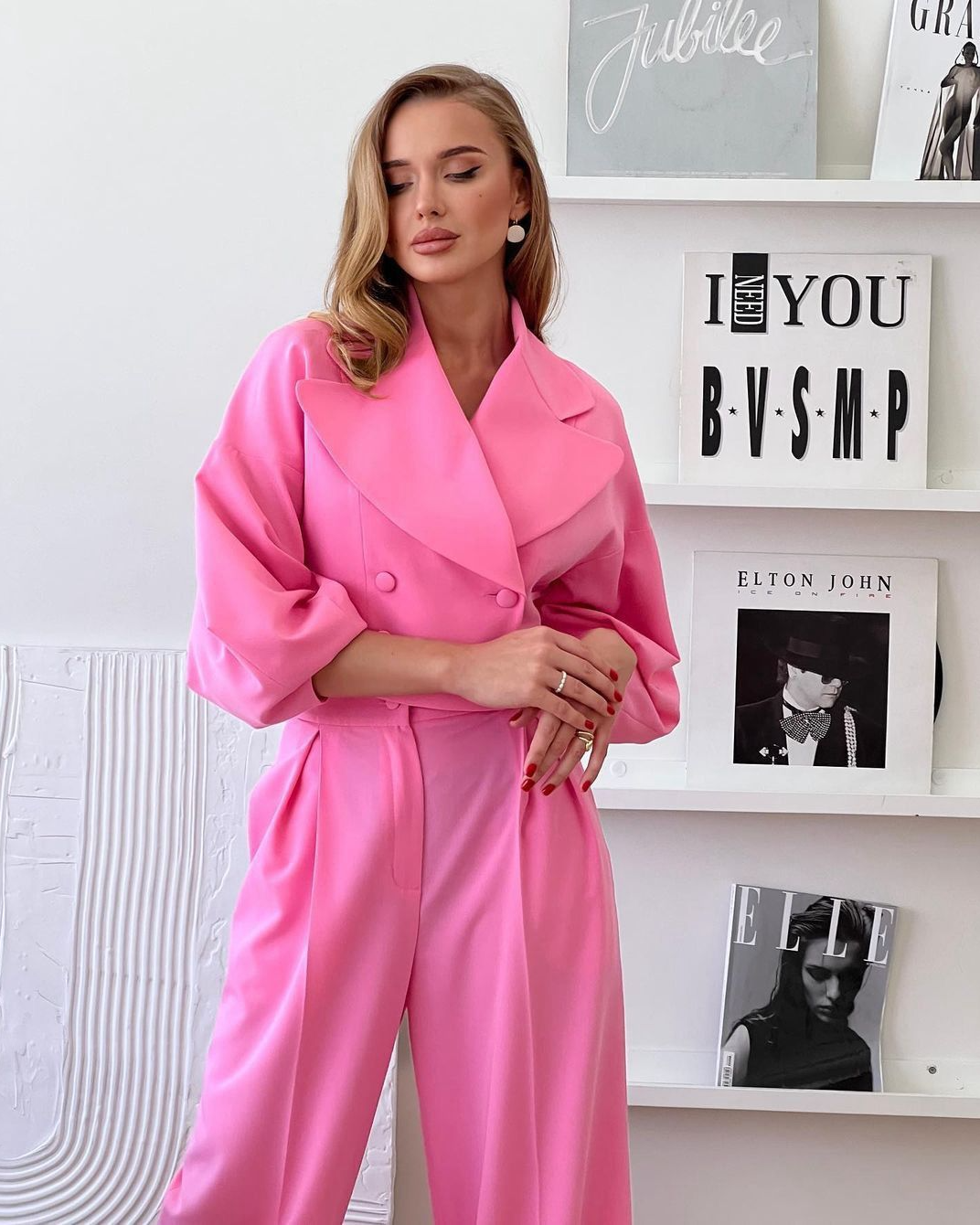 Pankh Aylee Winter Blazer And Pant Coord Set