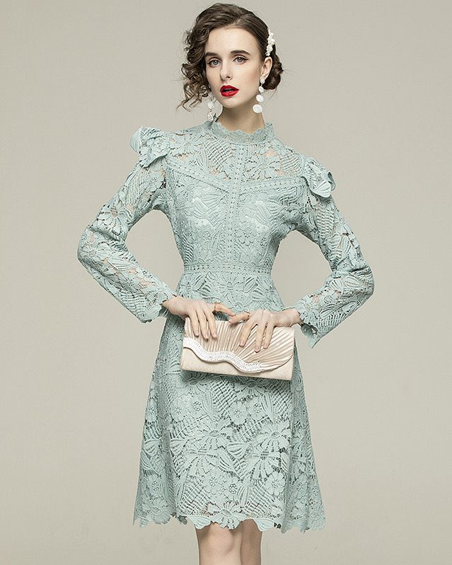Pankh Treya Crochet Formal Party Wear Dress