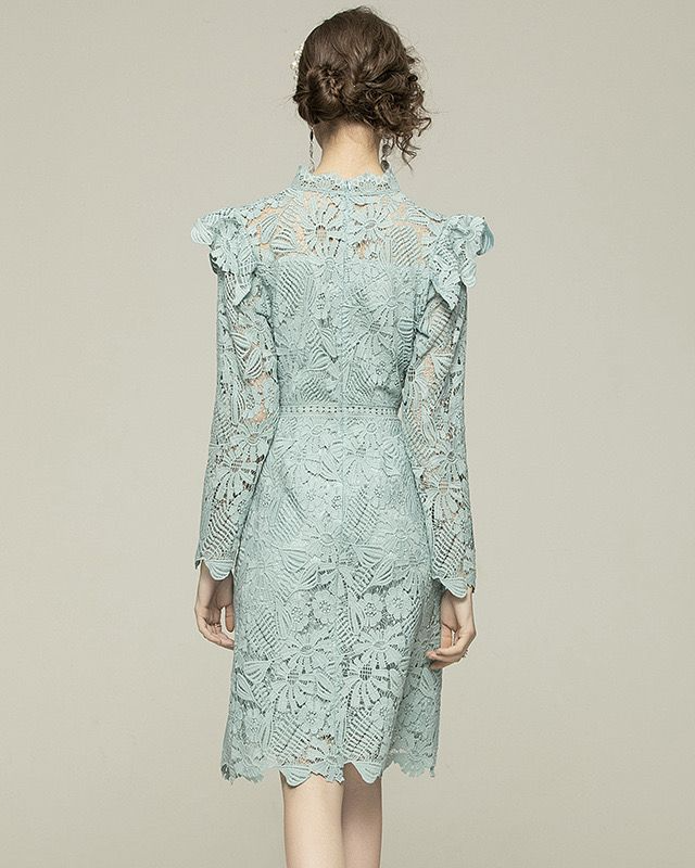 Pankh Treya Crochet Formal Party Wear Dress
