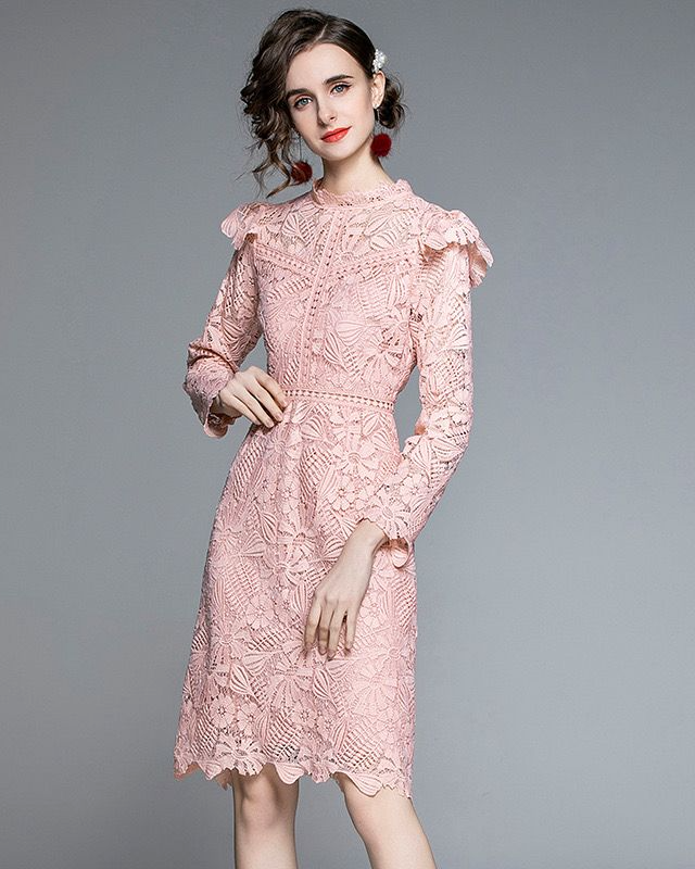 Pankh Treya Crochet Formal Party Wear Dress