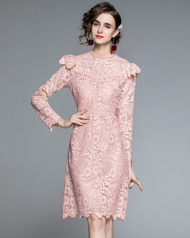 Pankh Treya Crochet Formal Party Wear Dress