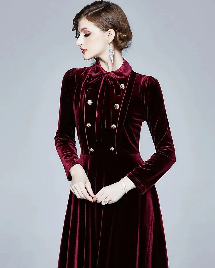 Pankh Ishala Luxe Velvet Formal Party Wear Dress
