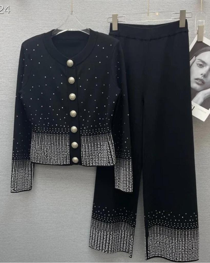 Pankh Birch Woolen Stone Studded Coord