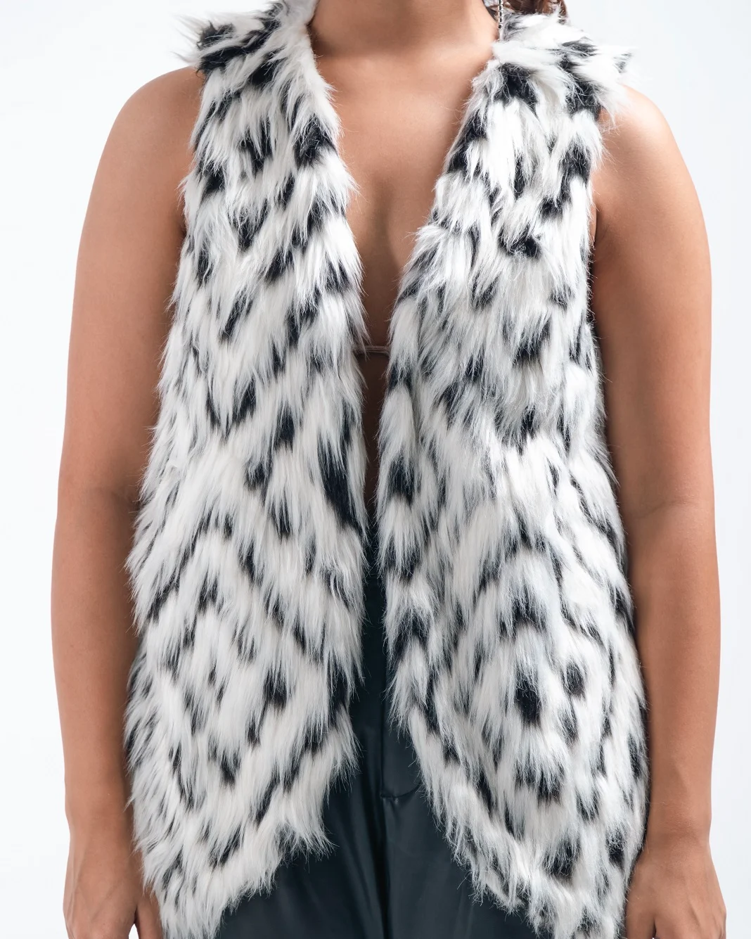 Pankh Blith Sleeveless Fur Jacket