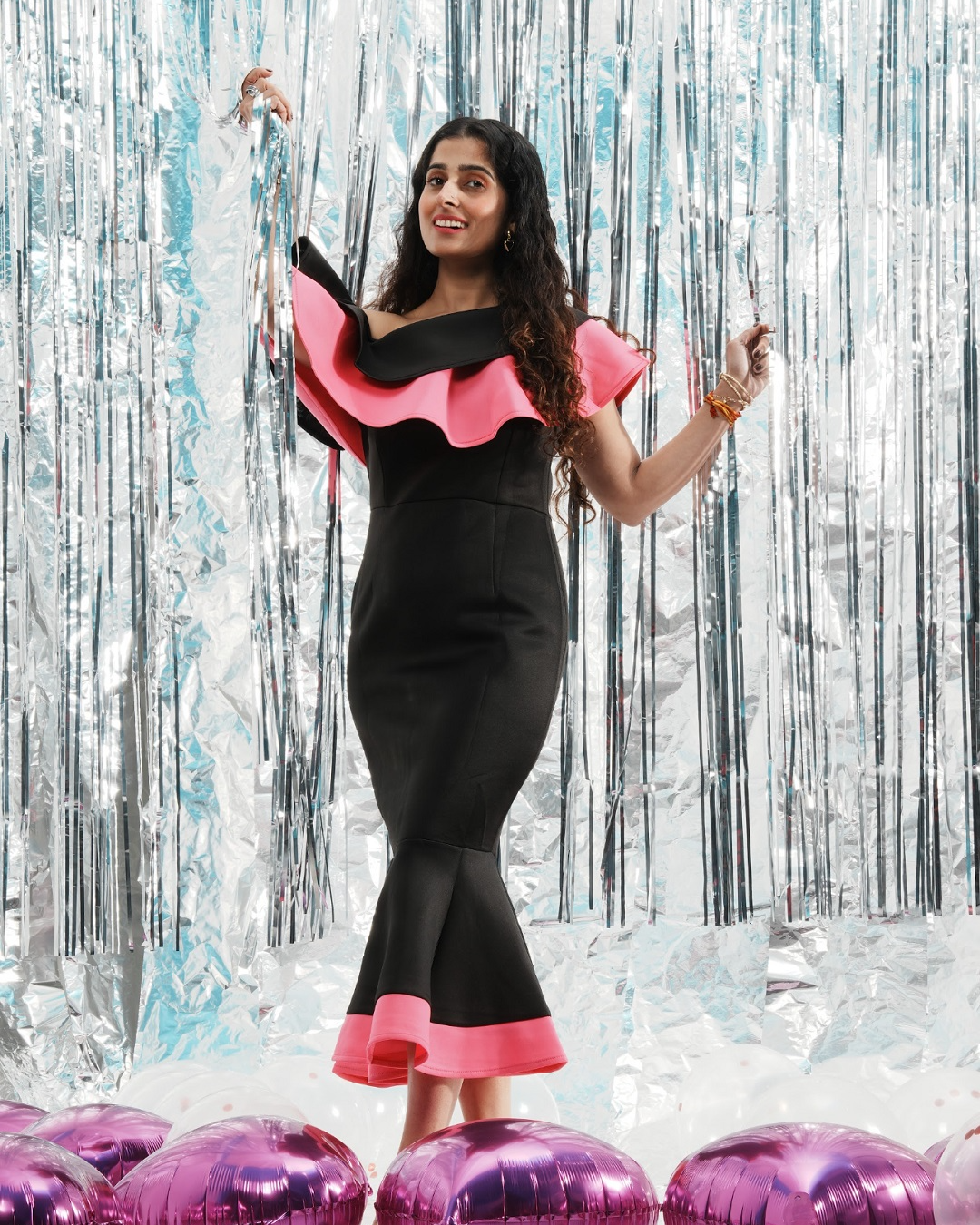 Pankh Emily Fishcut Bodycon Maxi Party Wear Dress