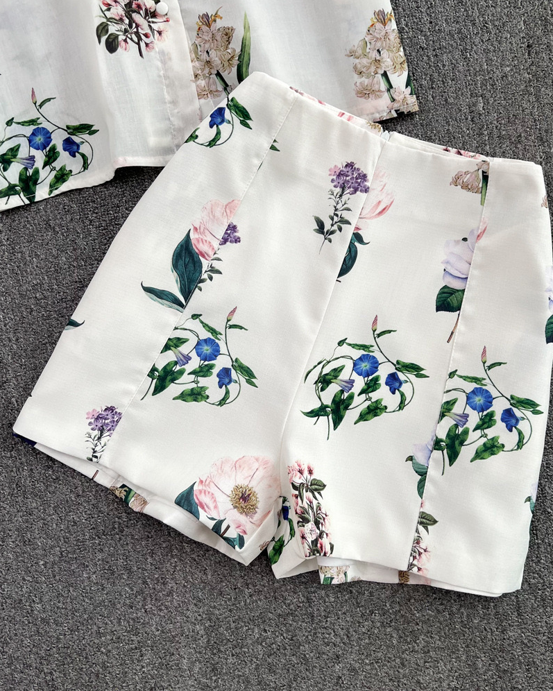 Pankh Toddie Linen Blend Floral Printed Coord