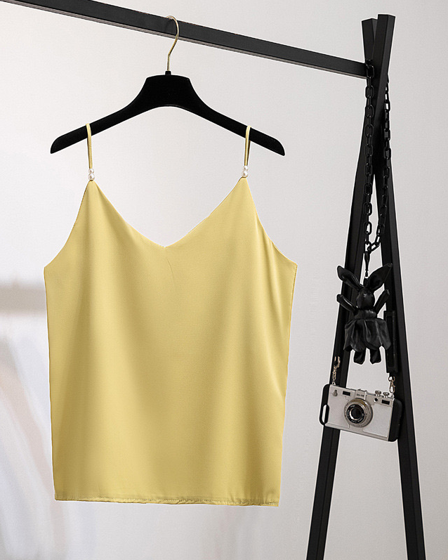 Pankh Sierra noodle strap with Pearl Tank Top