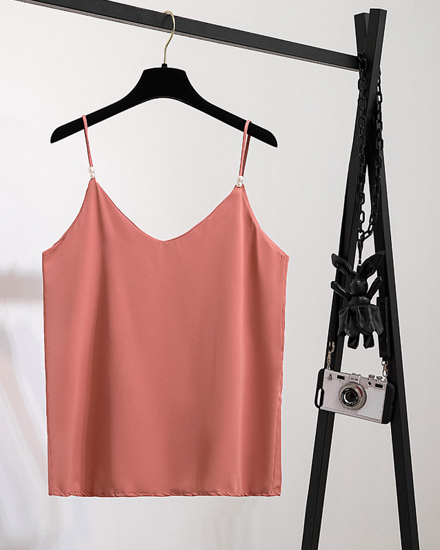 Pankh Sierra noodle strap with Pearl Tank Top