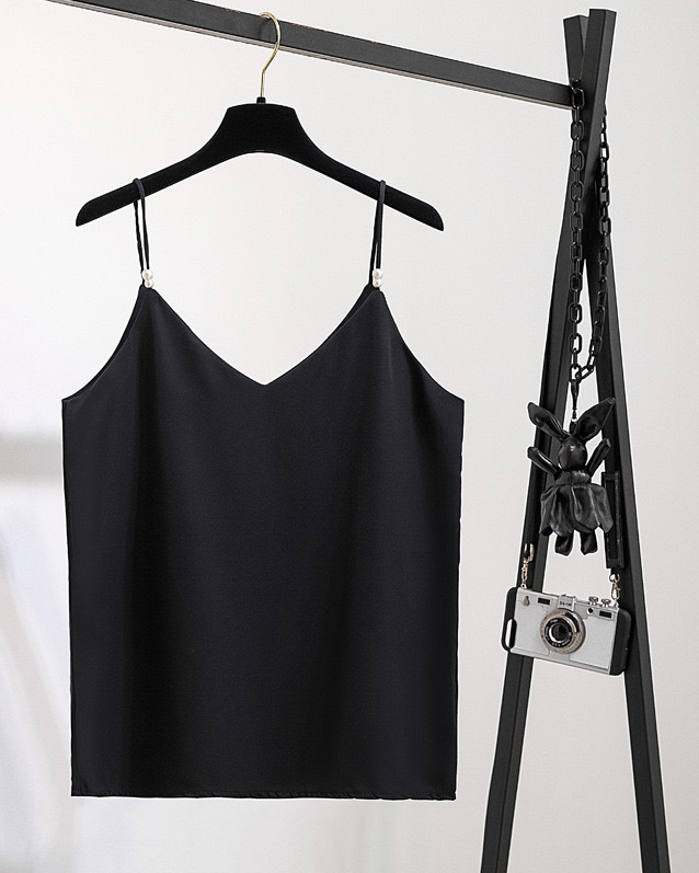 Pankh Sierra noodle strap with Pearl Tank Top