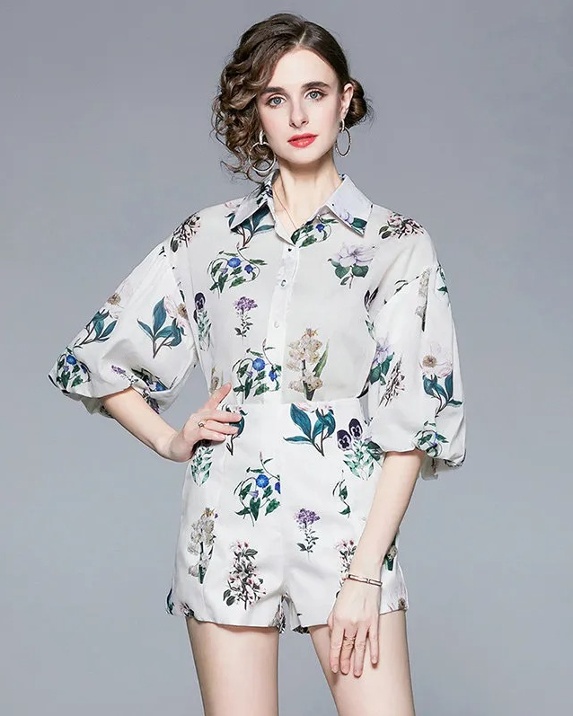 Pankh Toddie Linen Blend Floral Printed Coord