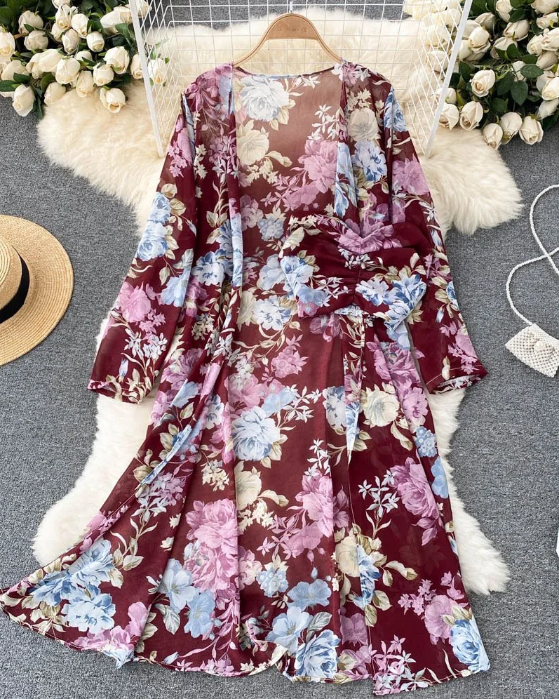 Pankh Huvari Floral 3 Piece Summer Coord