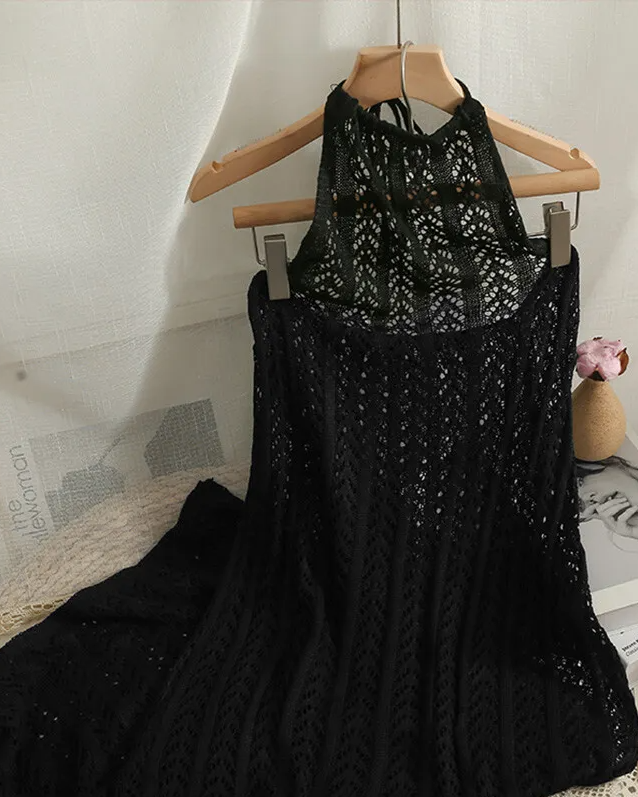 Pankh Mercy Long Crochet Beach Dress