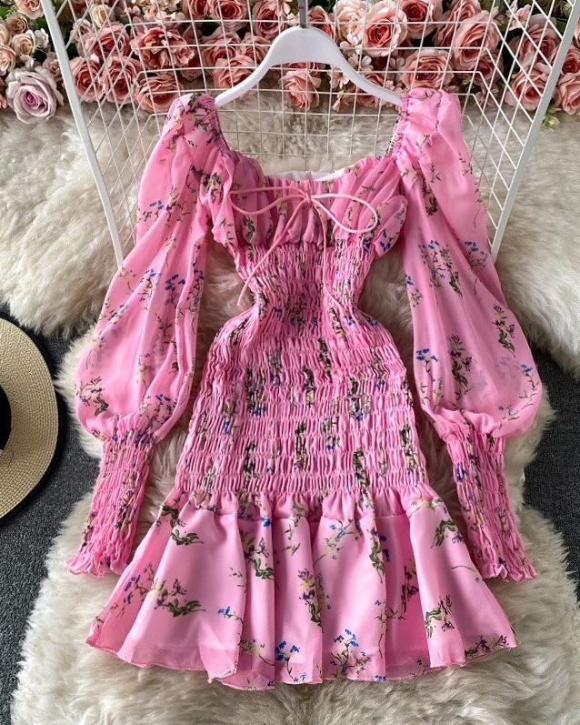 Pankh Chloe Smoked Mini Dress