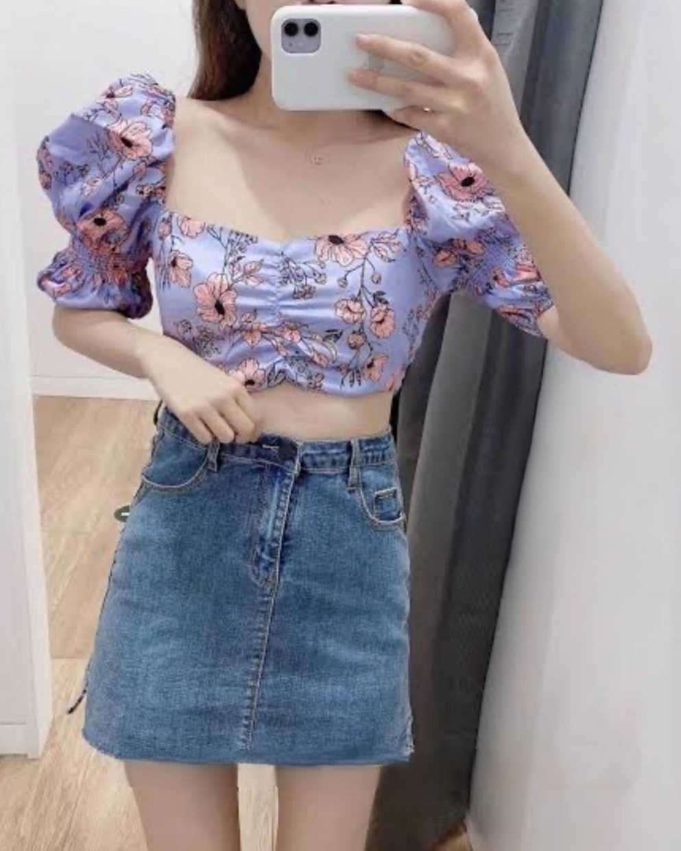 Pankh Arly Printed Crop Top