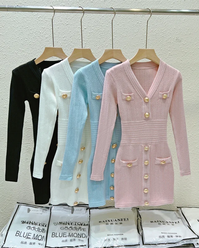 Pankh Misty Knit Bodycon Dress