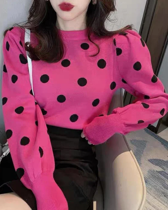 Pankh Merta Polka Dot Blouse