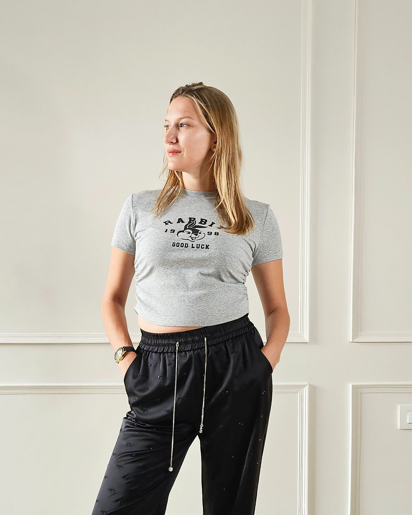 RABBIT COTTON SUMMER TEE