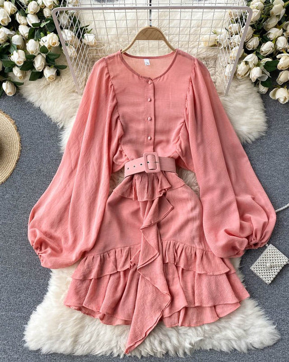 Pankh Laurez Ruffle Dress Without Belt