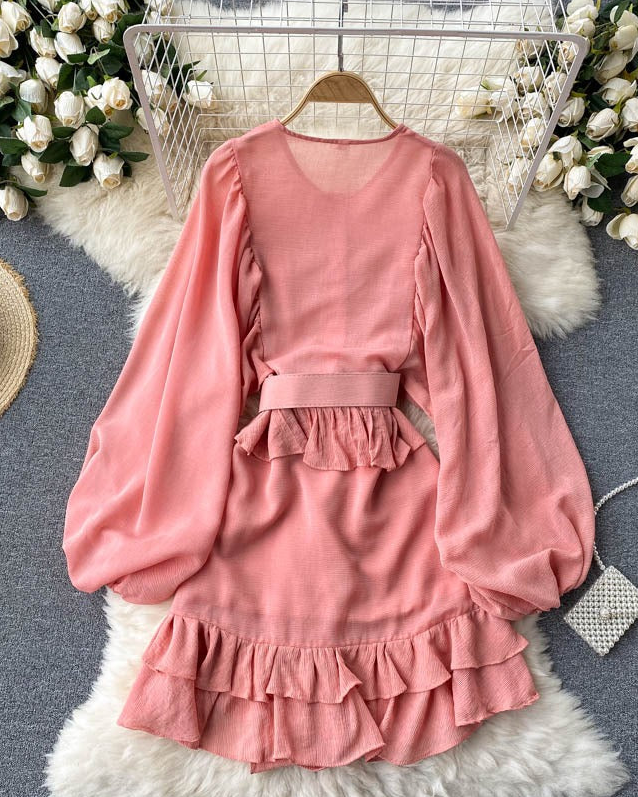 Pankh Laurez Ruffle Dress Without Belt