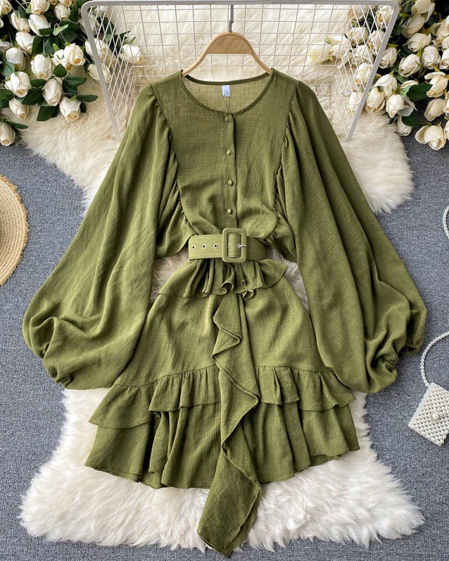 Pankh Laurez Ruffle Dress Without Belt