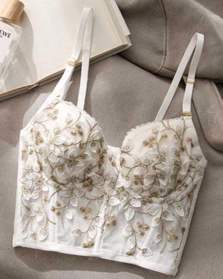 Pankh Shergil Embroidered Corset Bustier (fits upto size m/l)