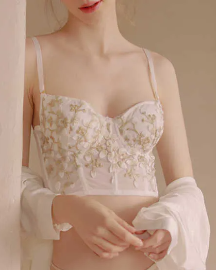 Pankh Shergil Embroidered Corset Bustier (fits upto size m/l)