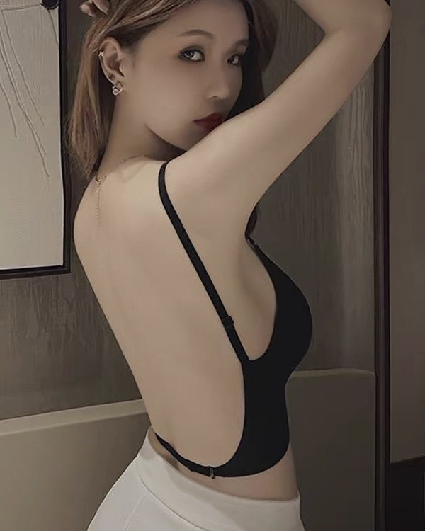 Pankh Onyx Wireless Seamless Padded Low Back Bra