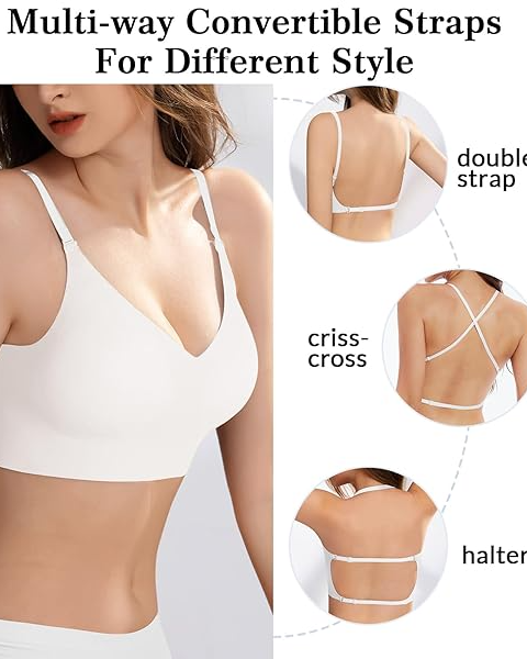 Pankh Onyx Wireless Seamless Padded Low Back Bra