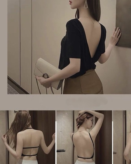 Pankh Onyx Wireless Seamless Padded Low Back Bra