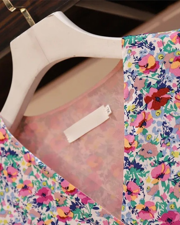 Pankh Meh Floral plus size summer Dress