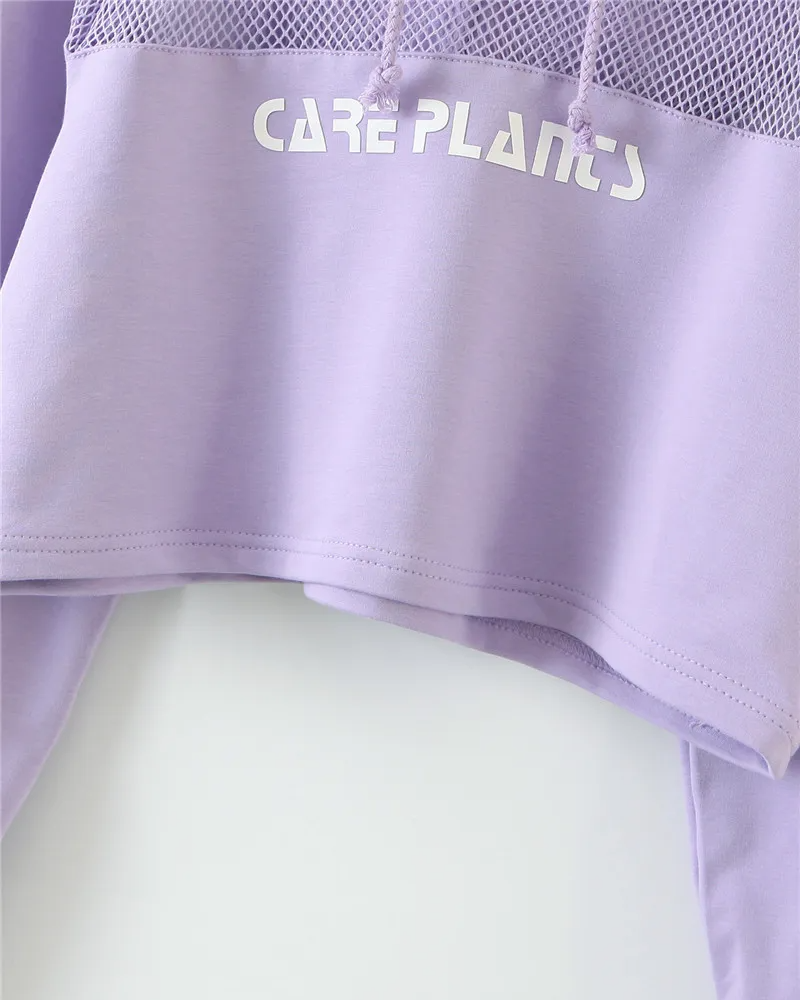 Pankh Porter fish net style casual track set