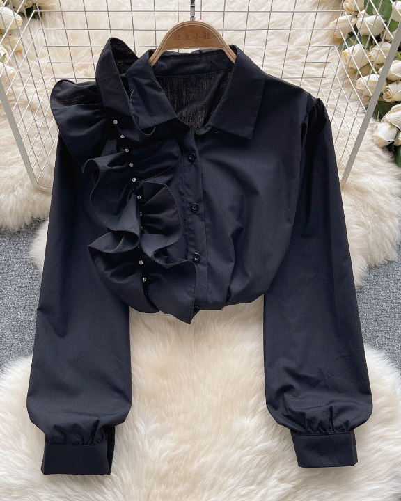 Pankh Ollie Stone Ruffled Shirt